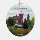 Phare de deux ports et ornement de bateau (Gauche)