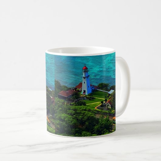 Phare de Diamond Head #1 Mug (Devant droit)