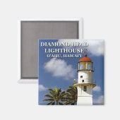 Phare de Diamond Head, O'ahu, Hawai'i Magnet (Recto/Verso)