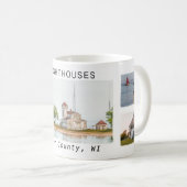 Phare de Door County Coffee Mug (Devant droit)