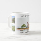 Phare de Door County Coffee Mug (Devant gauche)