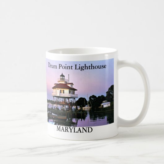 Phare de Drum Point, Maryland Mug (Droite)