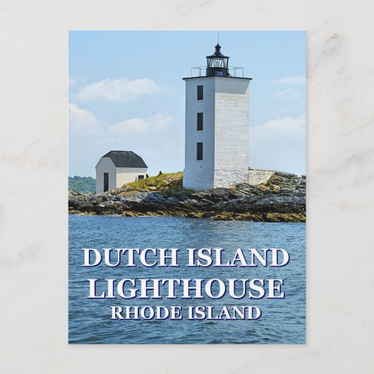 Phare de Dutch Island, Rhode Island Carte postale (Devant)