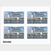 Phare de Dutch Island, Stickers Rhode Island (Feuille)
