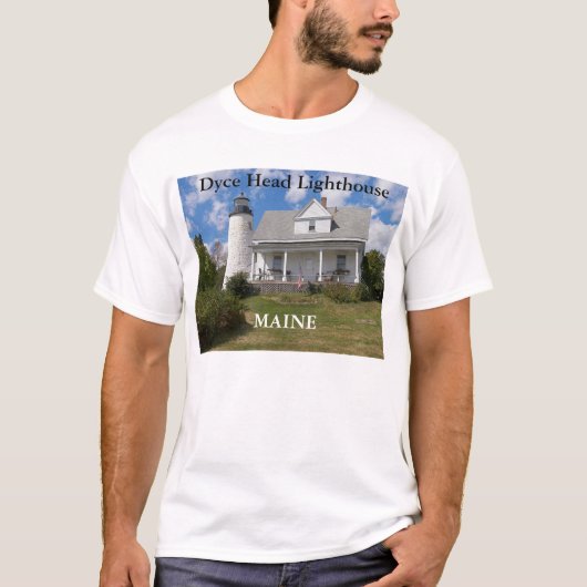 Phare de Dyce Head, T-Shirt Maine (Devant)