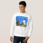 Phare de East Chop, Sweatshirt du Massachusetts (Devant entier)