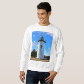 Phare de East Chop, Sweatshirt du Massachusetts (Devant entier)