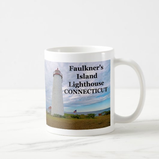 Phare de Faulkner's Island, Connecticut Mug (Droite)