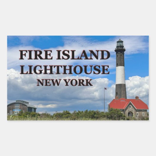 Phare de Fire Island, Stickers New York (Devant)