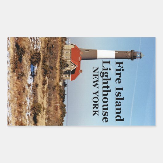 Phare de Fire Island, Stickers New York (Devant)