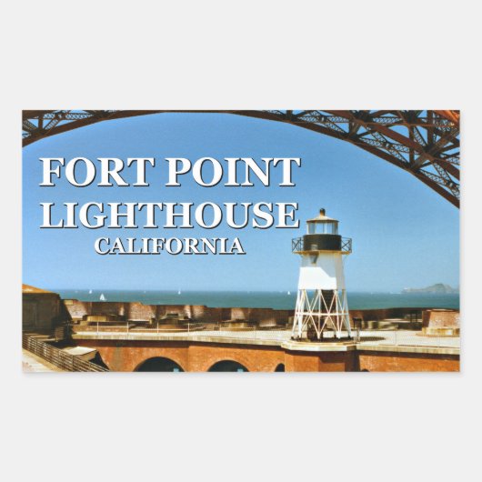 Phare de Fort Point, Californie Stickers (Devant)