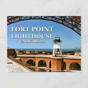 Phare de Fort Point, Carte postale de Californie