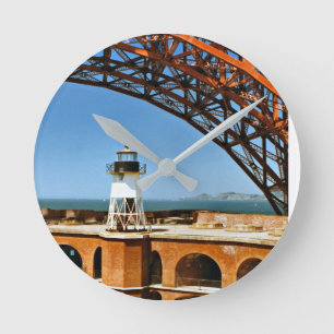 Phare de Fort Point, horloge murale de Californie
