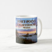 Phare de Fort Point, Maine Mug (Devant droit)