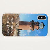 Phare de Gay Head, MA iPhone X Coque (Dos (Horizontal))