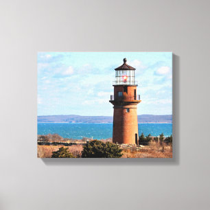 Phare de Gay Head, Massachusetts Toile Enveloppée