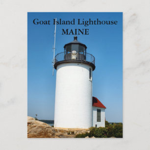 Phare de Goat Island, Maine Carte postale