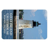 Phare de Goat Island, Rhode Island Flexi Magnet (Horizontal)
