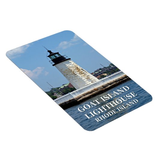 Phare de Goat Island, Rhode Island Flexi Magnet (Côté Droit)