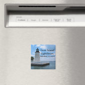Phare de Goat Island, Rhode Island Magnet (In Situ (Lave-vaisselle))