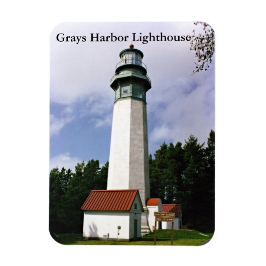 Phare de Grays Harbour, Washington Magnet (Vertical)