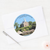Phare de Great Captain Island, Sticker rond CT (Enveloppe)