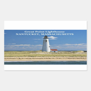 Phare de Great Point, Nantucket, Autocollants MA