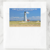 Phare de Great Point, Nantucket, Autocollants MA (Sac)