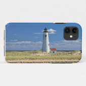 Phare de Great Point, Nantucket, MA coque iphone (Dos (Horizontal))