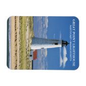 Phare de Great Point Nantucket MA Magnet (Horizontal)