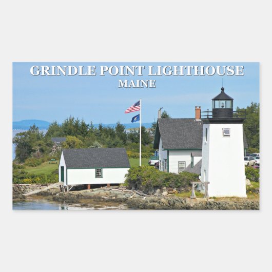 Phare de Grindle Point, Stickers Maine (Devant)
