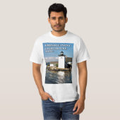 Phare de Grindle Point, T-shirt Maine (Devant entier)