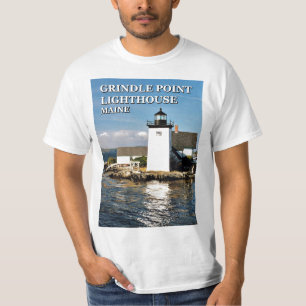 Phare de Grindle Point, T-shirt Maine