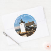 Phare de Grindpoint, Stickers ronds du Maine (Enveloppe)