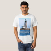 Phare de Halfway Rock, T-Shirt du Maine (Devant entier)
