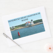 Phare de Hendricks Head, Autocollants Maine (Enveloppe)