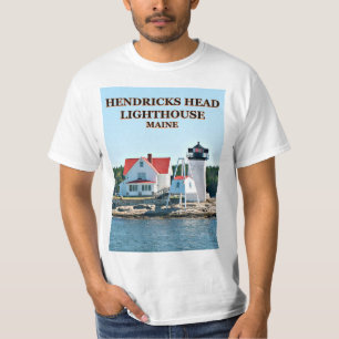 Phare de Hendricks Head, T-shirt Maine