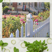 Phare de Hereford Inlet, serviette de thé du New J (Plié)