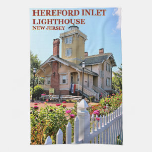 Phare de Hereford Inlet, serviette de thé du New J