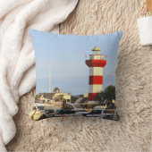 Phare de Hilton Head Island, 2 vues sur le coussin (Couverture)