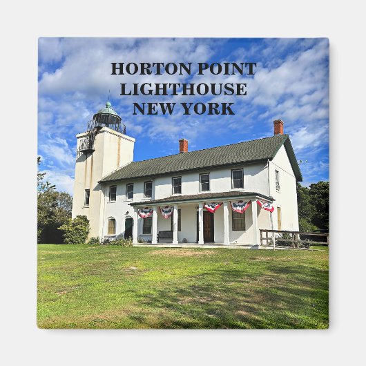 Phare de Horton Point, New York Magnet (Devant)