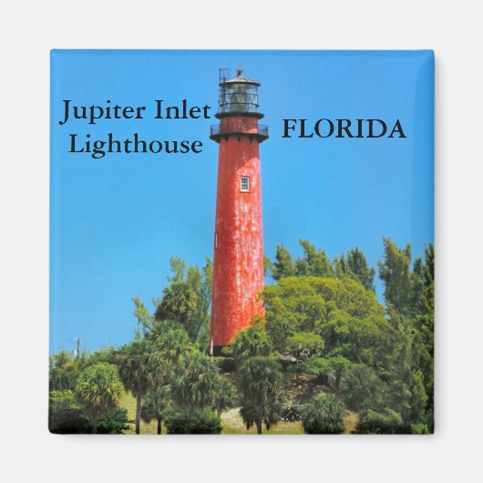 Phare de Jupiter Inlet, Floride Magnet (Devant)