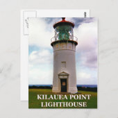 Phare de Kilauea Point, Kaua'i, Carte postale Hawa (Devant / Derrière)