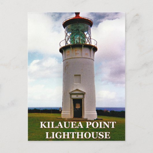 Phare de Kilauea Point, Kaua'i, Carte postale Hawa (Devant)