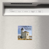 Phare de la rivière Coquille, Oregon Magnet (In Situ (Lave-vaisselle))