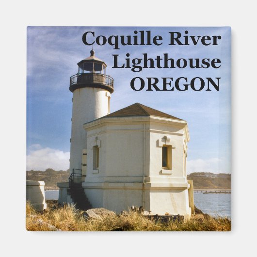 Phare de la rivière Coquille, Oregon Magnet (Devant)
