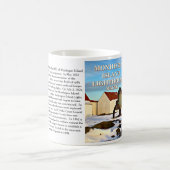 Phare de l'île de Monhegan, Maine Mug (Centre)