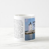 Phare de l'île néerlandaise, Rhode Island Mug (Centre)