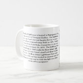 Phare de l'île rose, Rhode Island Mug (Devant gauche)