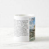 Phare de l'île rose, Rhode Island Mug (Centre)
